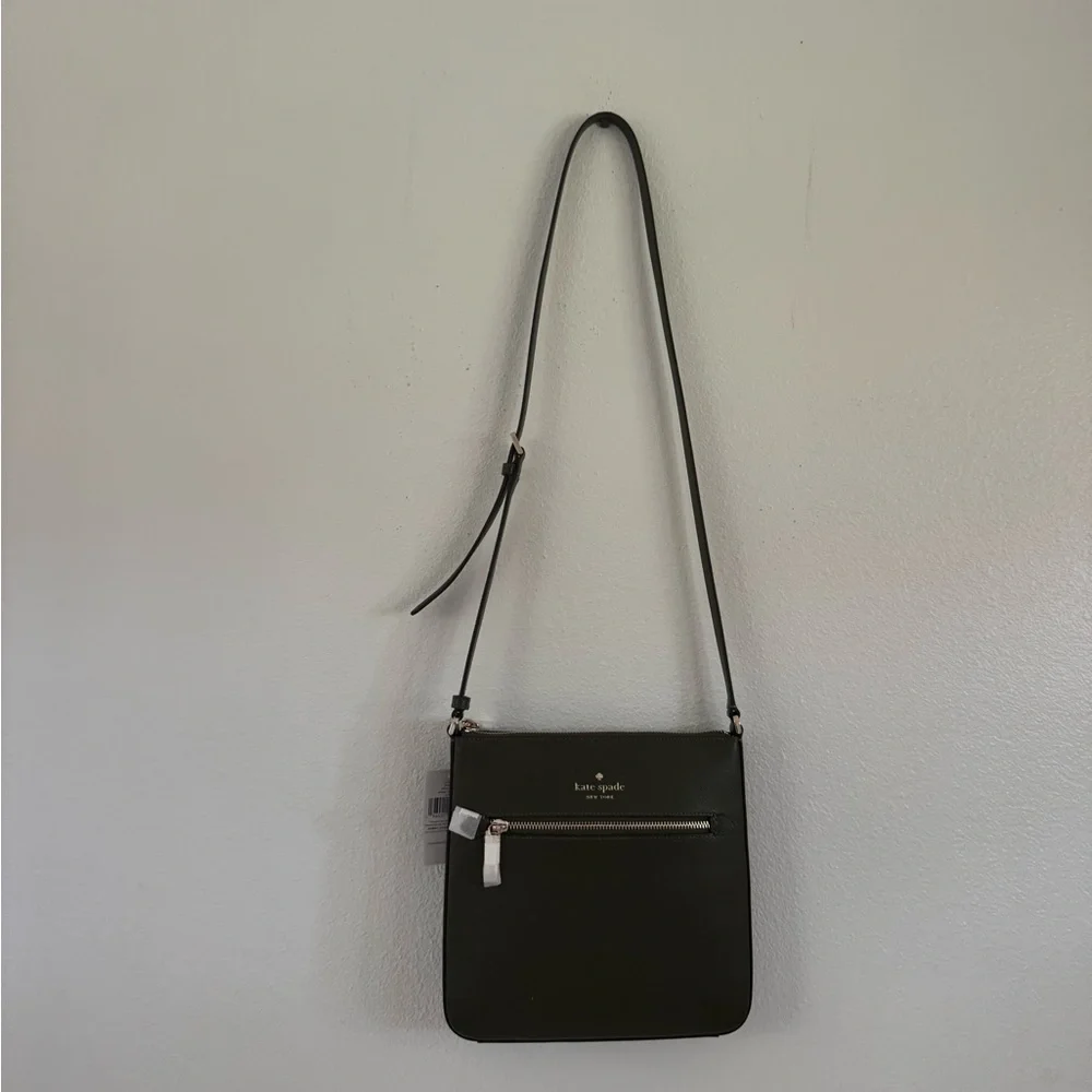 NWT Kate Spade Sadie Large Crossbody in Seaweed - Picture 4 of 6